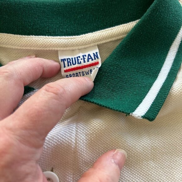 True Fan Green Bay Packers Polo Shirt Menās L Golf Sports Classic Preppy Gorpcor - Picture 4 of 10